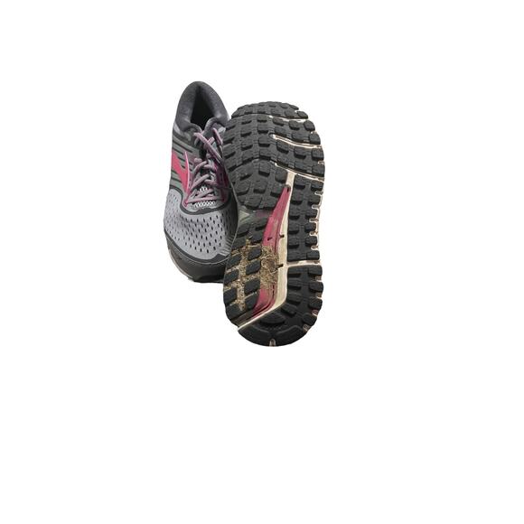 BROOKS Ariel 18 Gray Pink Women's Running Shoes Sneakers - Picture 6 of 6